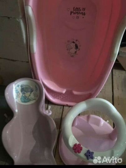 Ванночка для купания горка и сиденье