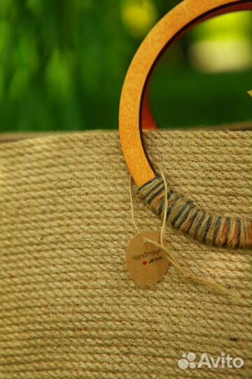 Сумка Пляжная из джута