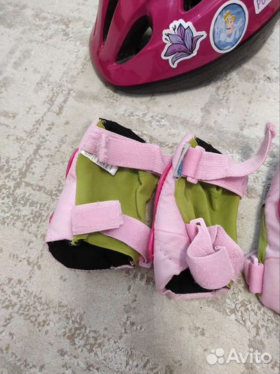 Шлем 46-53 см, защита на руки ноги