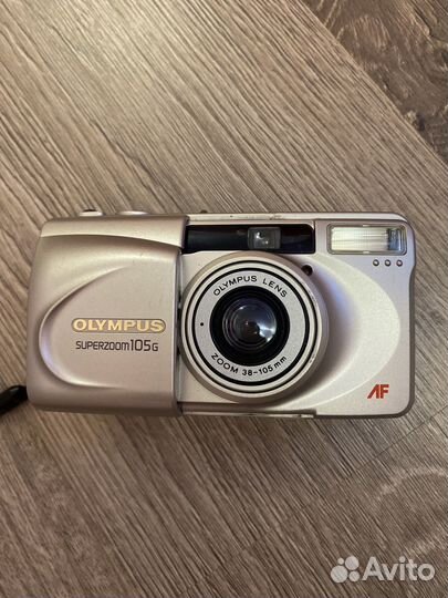 Плёночный фотоаппарат olympus superzoom 105 g