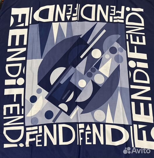 Винтажный платок Fendi Италия Оригинал