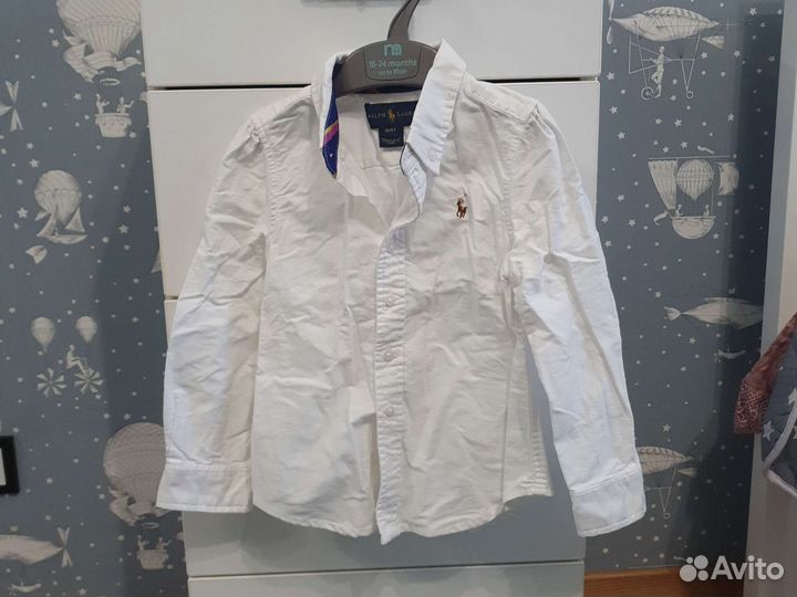 Рубашки для мальчика 3-4 года