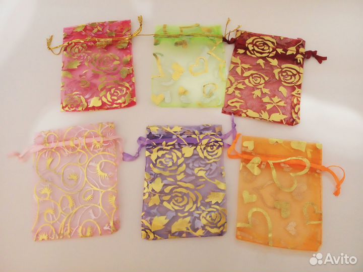 Мешочки из органзы 7*9 см