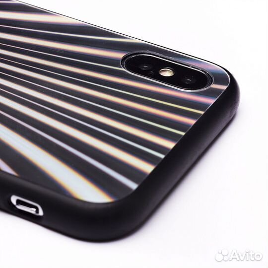 Чехол-накладка STC004 для Apple iPhone X silver