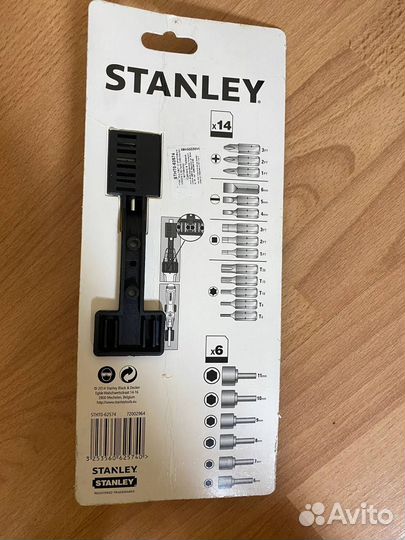 Отвертка с храповым механизмом Stanley