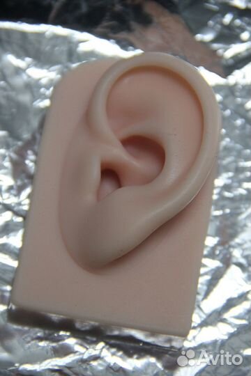 Силиконовый манекен уха