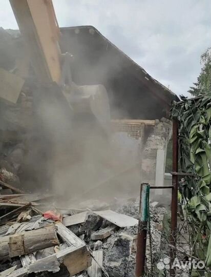 Демонтаж домов, гаражей, сараев