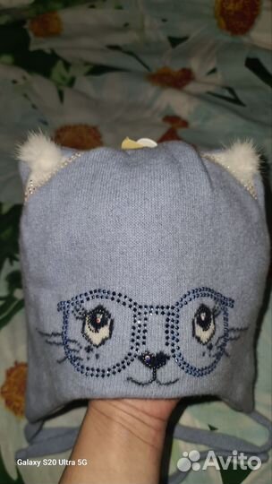 Шапка для девочки 52