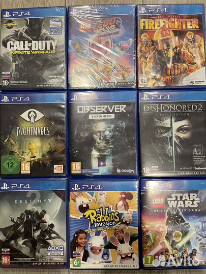 Диски ps4 playstation 4