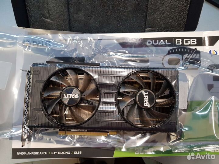Видеокарта Palit GeForce RTX 3050 Dual OC