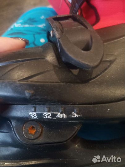 Коньки 30-33,раздвижные