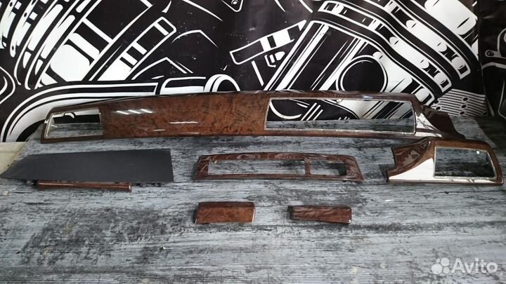 Комплект деревянных накладок торпеды BMW 7 E65
