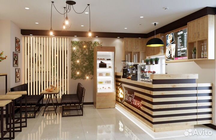 Барная стойка для кофейни