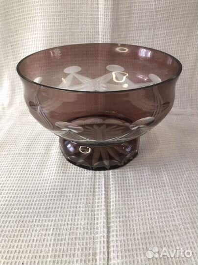 Ваза для фруктов хрусталь Германия