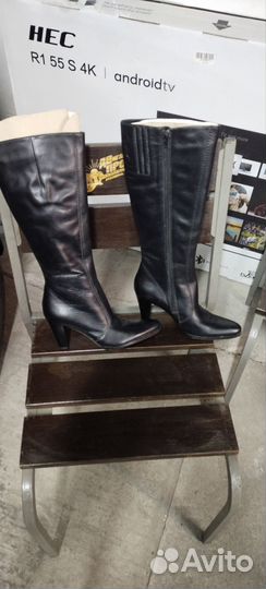 Сапоги женские натуральная кожа новые