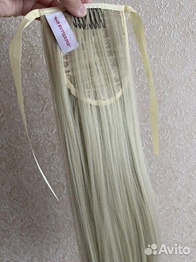 Шиньон хвост из термоволокна