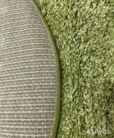 Коверы шегги, зелёный и коричневый