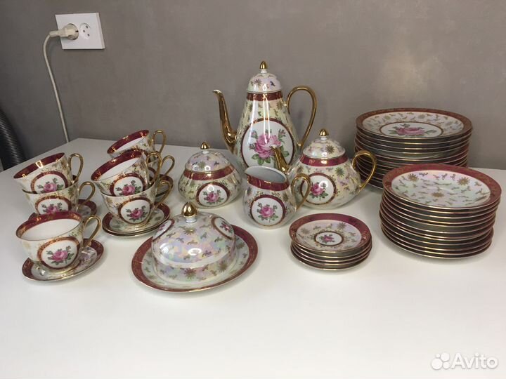 Чайный сервиз Volkstedt гдр