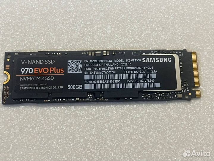 Ssd Samsung 970 Evo Plus 500gb