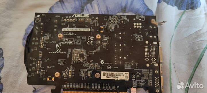 Видеокарта gtx 750ti 2gb