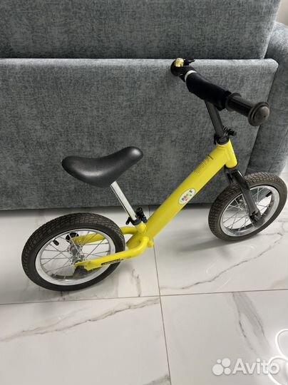 Беговел leader kids желтый от 3х лет