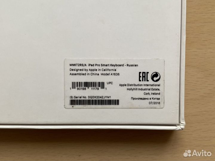 Apple smart keyboard folio 12.9