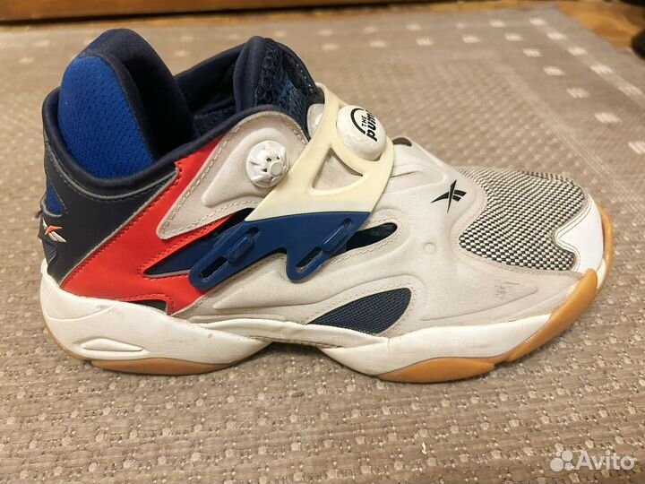 Кроссовки pump court 'chalk' Reebok, белый