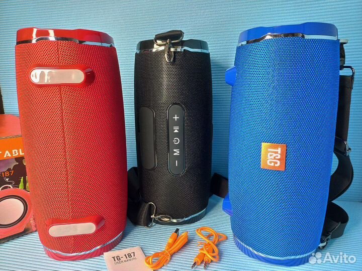 Большая Bluetooth колонка 30см TG 50Вт