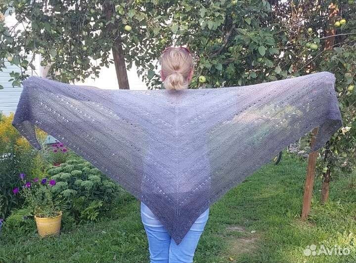 Шаль ручной работы