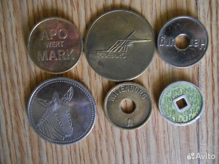 Монеты и жетоны иностранные