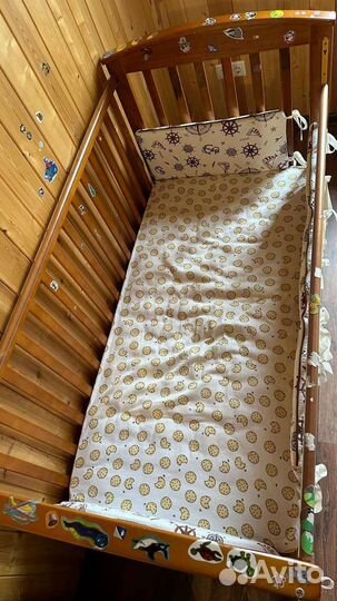 Детская кровать от 3 лет с матрасом бу
