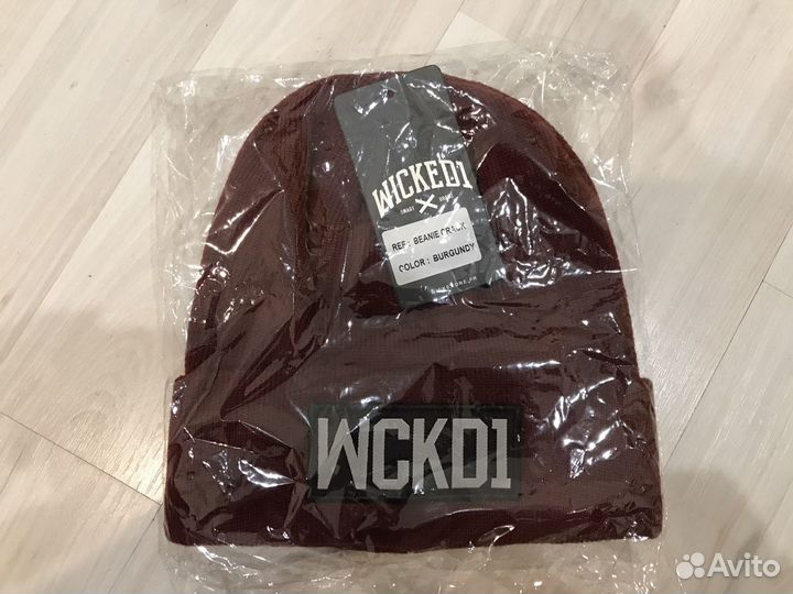 Мужская шапка Wicked One Crack burgundy