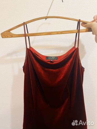 Бархатное платье