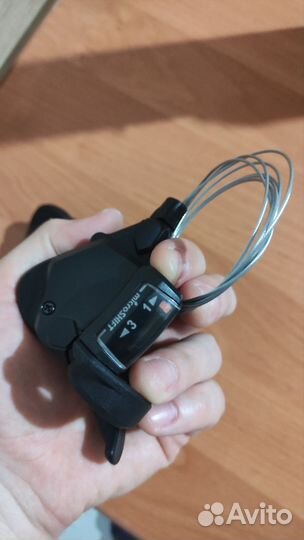 Шифтер (манетка) microshift ts38 3 и 7 скоростей
