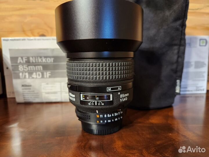 Nikon объектив nikkor 85mm 1,4/D