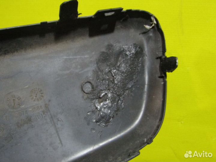 Накладка переднего бампера Renault Sandero 13-19г