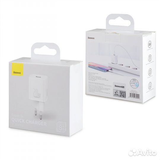 Зу Baseus Super Si Quick Charger Type-C 20W