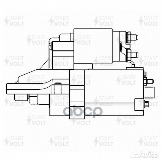 Стартер Ford Focus II 04- 1.8i 1,4кВт LST 1003