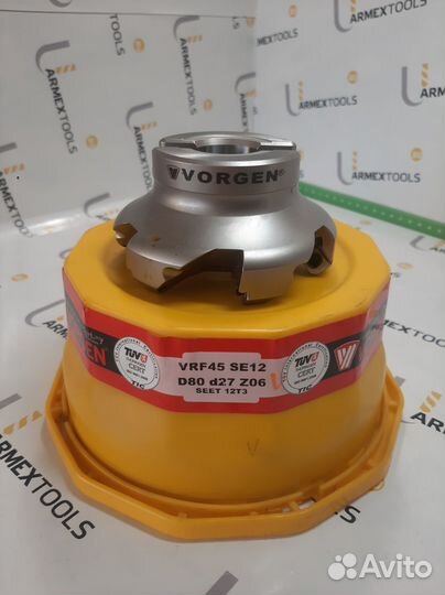 Фреза торцевая VRF45-SE12T3-D080-d27-Z06