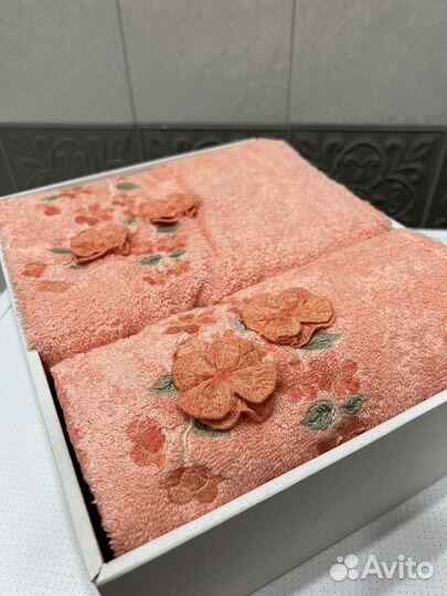 Подарочный набор полотенец турция