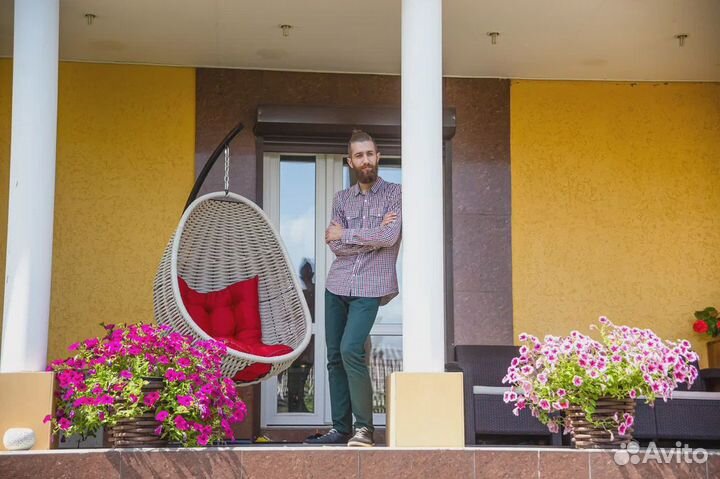 Подвесное кресло кокон, кресло для сада