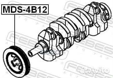 Шкив коленвала 4B12 (mitsubishi outlander CW# 2