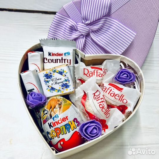 Сладкий набор из Раффаэлло и Киндер