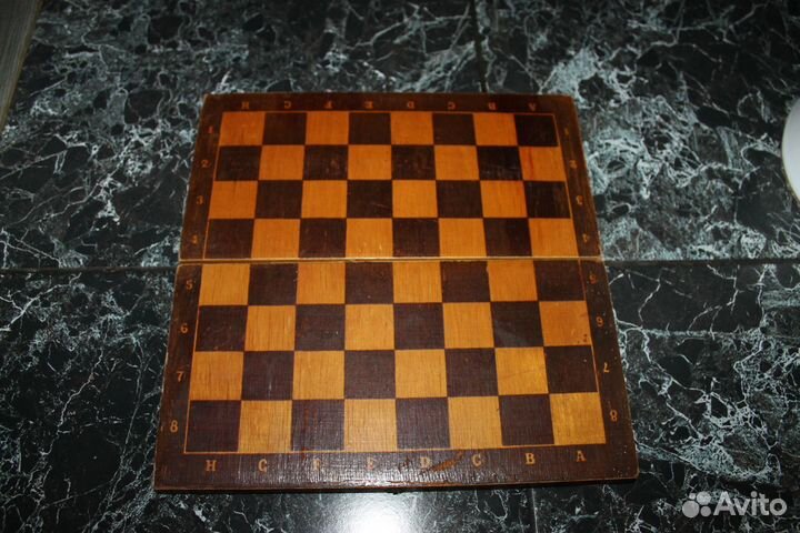 Коробка для шашек. СССР
