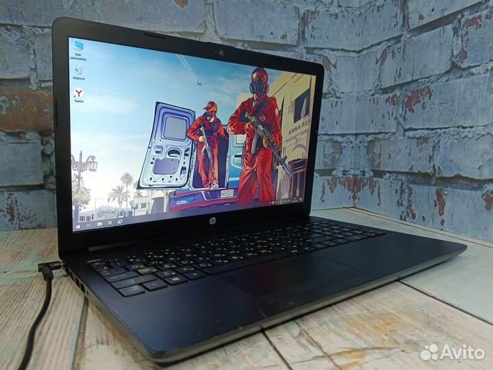 Мощный ноутбук HP AMD/2видеокарты/SSD/4gb/FullHD