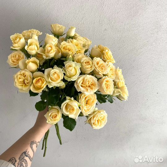 Цветы розы букет