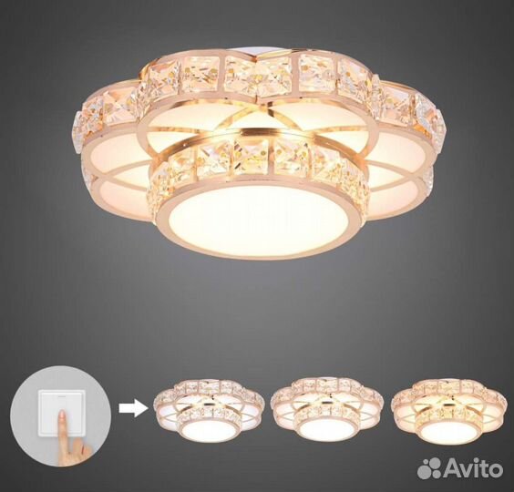 Люстра потолочная светодиодная новая