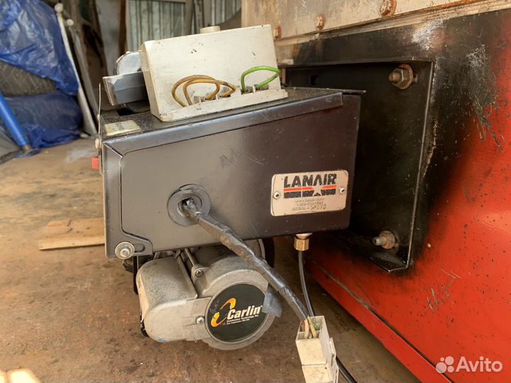 Тепловая воздушная печь на отработаном масле