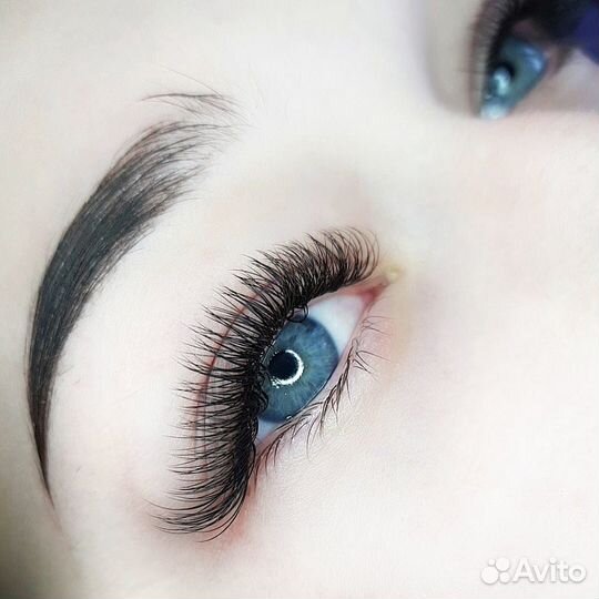 Наращивание ресниц, лами, оформление бровей