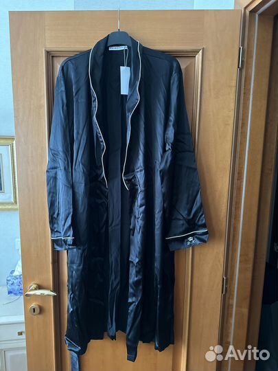 Шелковый халат мужской